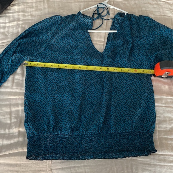 NWOT Teal Long Sleeve Women's Top Large - Picture 8 of 8